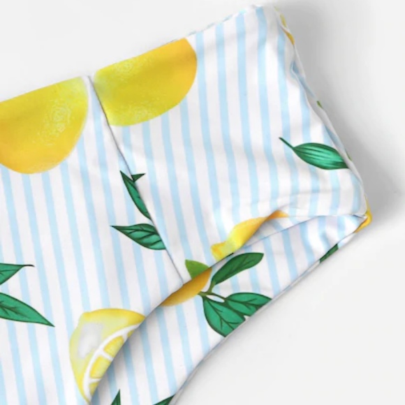 ❗️LAST ONE❗️LEMON STRIPE BIKINI - Picture 5 of 5